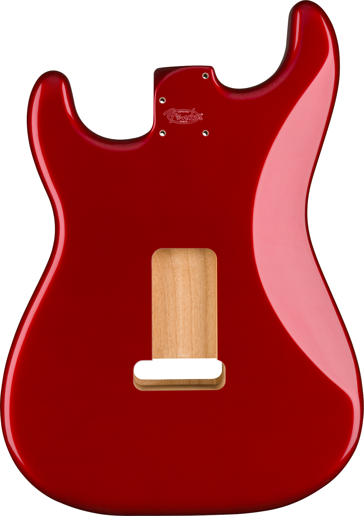 Fender Deluxe Series Stratocaster® HSH Alder Body 2 Point Bridge Mount, Candy Apple Red