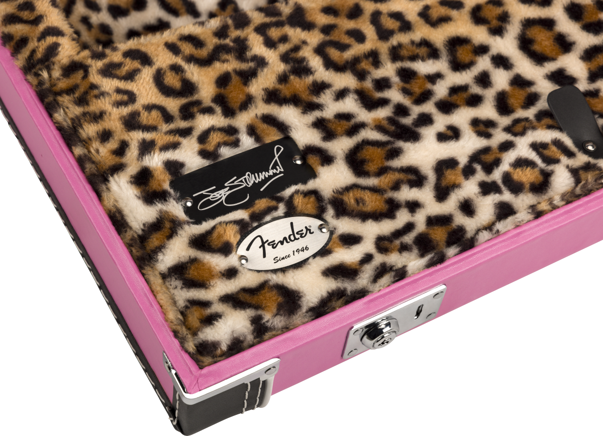 Fender Joe Strummer Strat/Tele Case, Pink Leopard