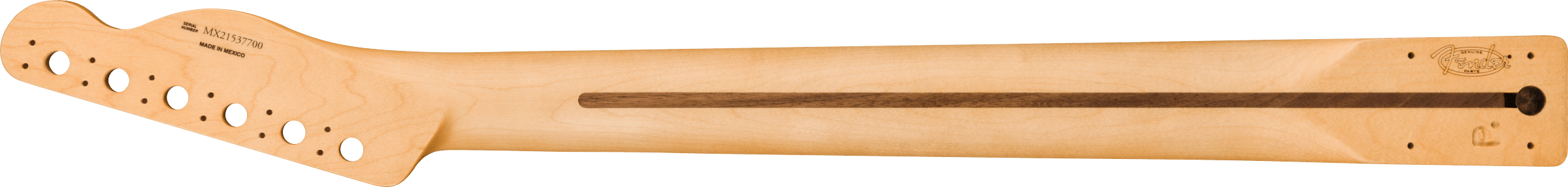 Fender Player Series Telecaster® Reverse Headstock Neck, 22 Medium Jumbo Frets, Pau Ferro, 9.5", Modern "C"