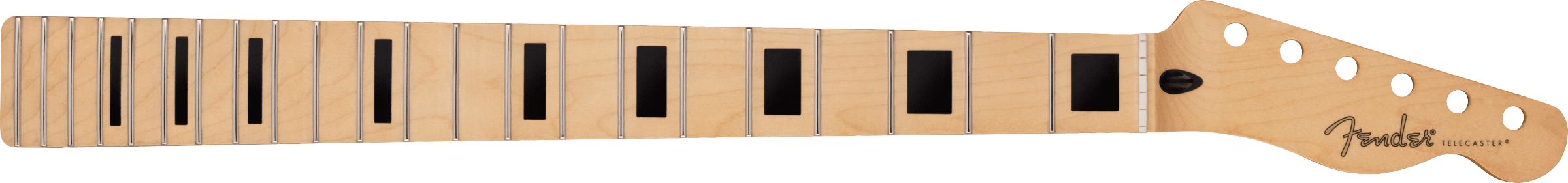 Fender Player Series Telecaster® Neck w/Block Inlays, 22 Medium Jumbo Frets, Maple
