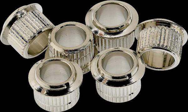 Fender Vintage-Style Guitar Tuning Machine Bushings (6), Nickel