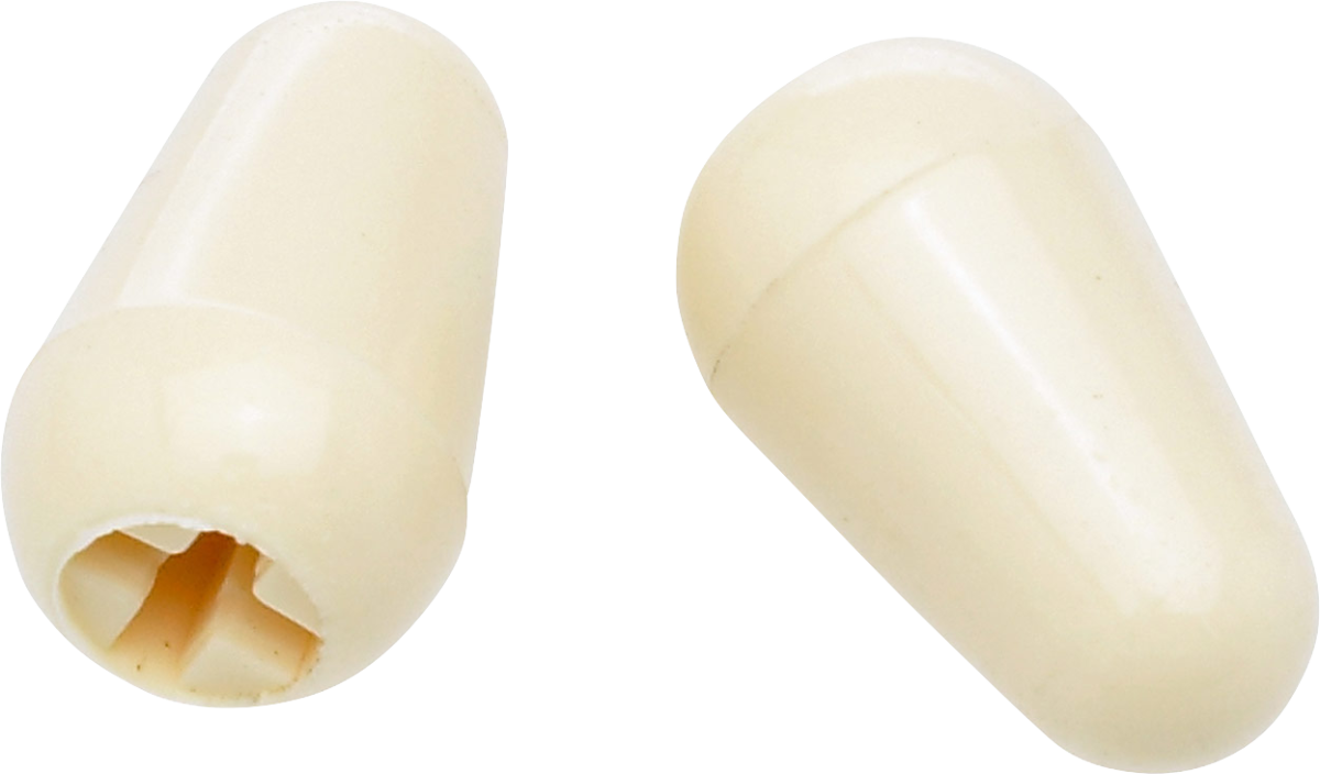 Fender Stratocaster® Switch Tips, Aged White (2)