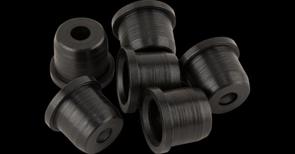 Fender American Standard Tele® Strings-Thru-Body String Ferrules, Black (6)