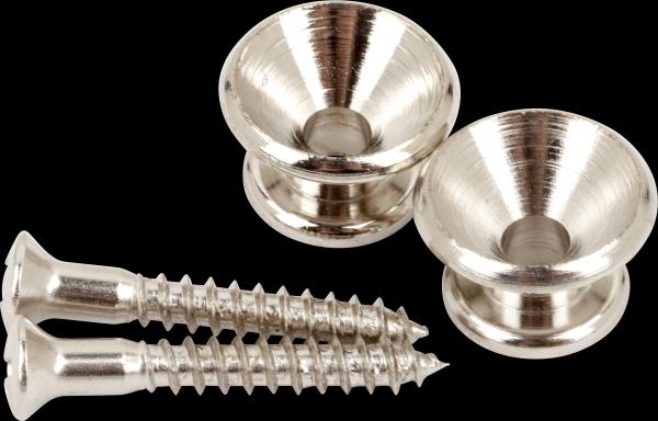 Fender Pure Vintage Strap Buttons, Nickel (2)