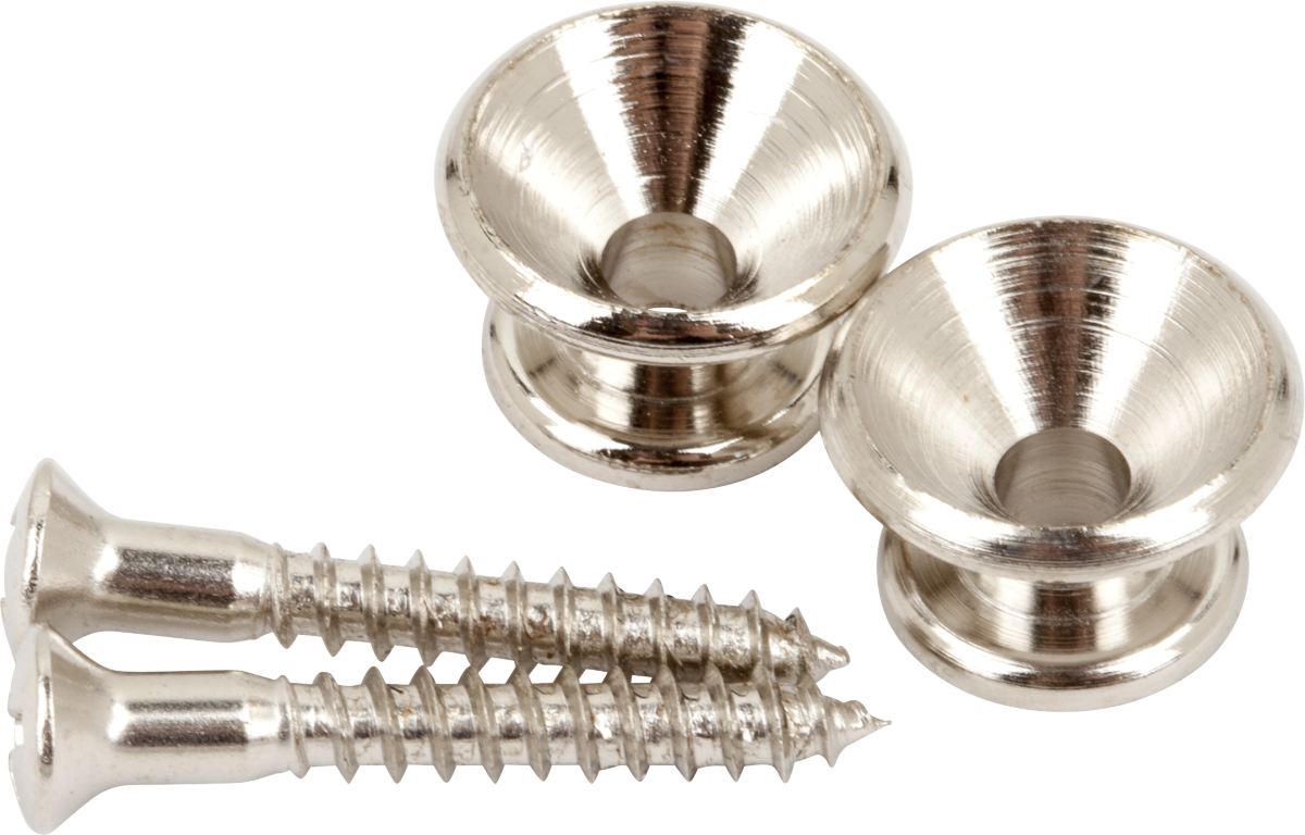 Fender Pure Vintage Strap Buttons, Nickel (2)