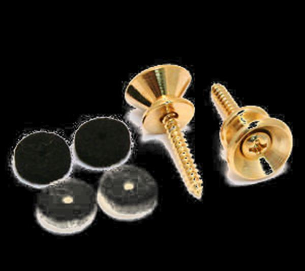 Fender Pure Vintage Strap Buttons, Gold (2)
