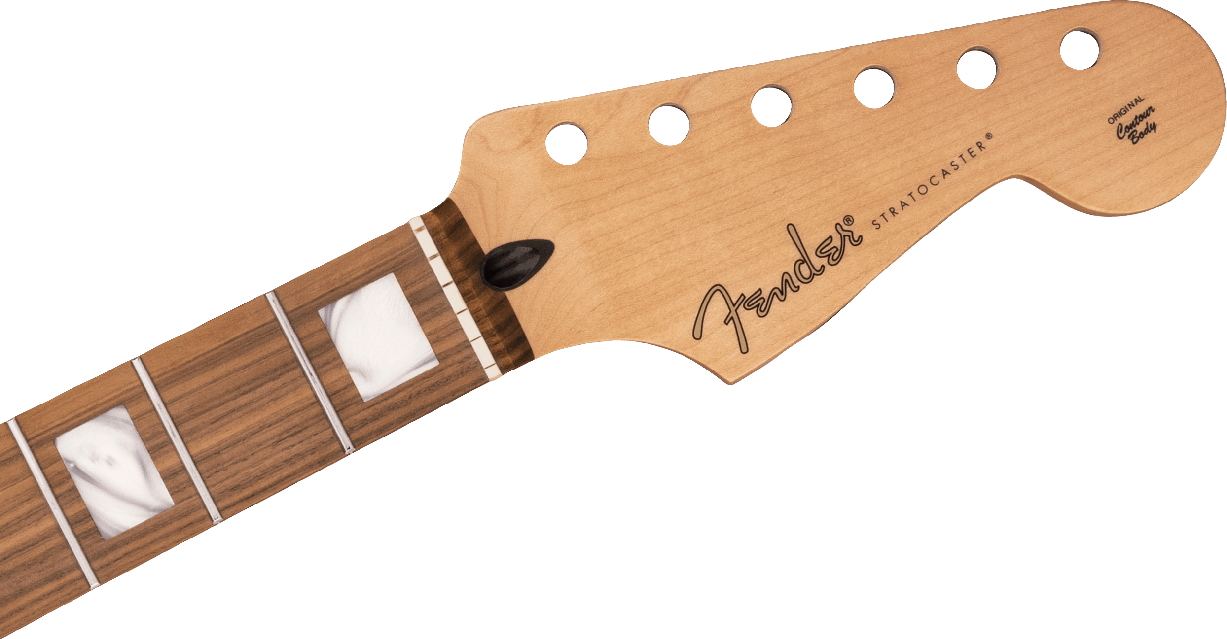 Fender Player Series Stratocaster® Neck w/Block Inlays, 22 Medium Jumbo Frets, Pau Ferro