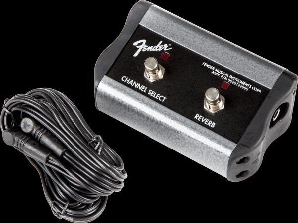 Fender 2-Button Footswitch: Channel / Reverb On/Off with 1/4" Jack