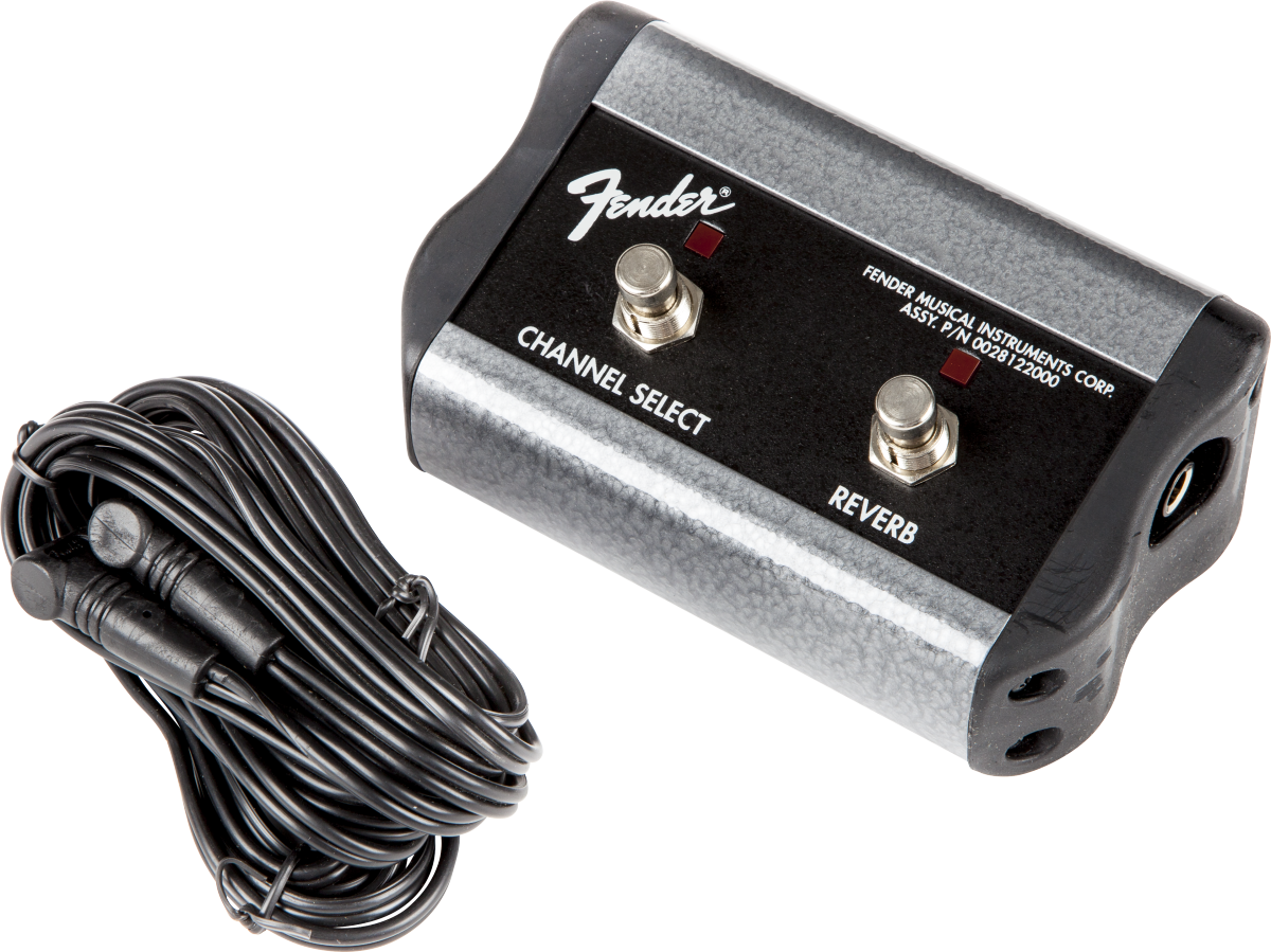 Fender 2-Button Footswitch: Channel / Reverb On/Off with 1/4" Jack