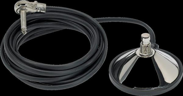 Fender 1-Button Vintage Footswitch: Shielded with 1/4" Jack, '63 Fender® Reverb, Passport® P.A., Cyber-Twin® (Reverb/Effects Byp