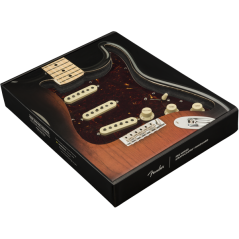 Fender Pre-Wired Strat Pickguard, Tex-Mex SSS, Tortoise Shell 11 Hole PG