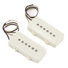 Fender Pure Vintage '65 Jazzmaster® Pickup Set, Vintage White (2)
