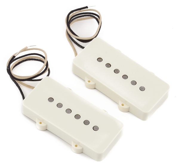 Fender Pure Vintage '65 Jazzmaster® Pickup Set, Vintage White (2)