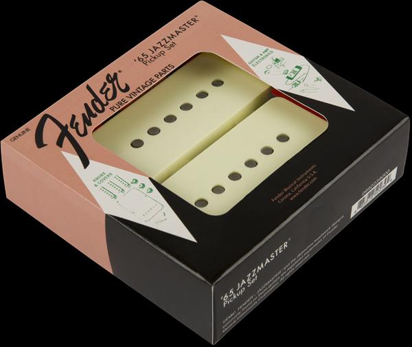 Fender Pure Vintage '65 Jazzmaster® Pickup Set, Vintage White (2)