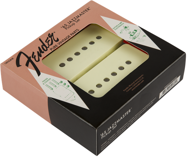 Fender Pure Vintage '65 Jazzmaster® Pickup Set, Vintage White (2)