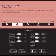 Fender Pure Vintage '65 Jazzmaster® Pickup Set, Vintage White (2)