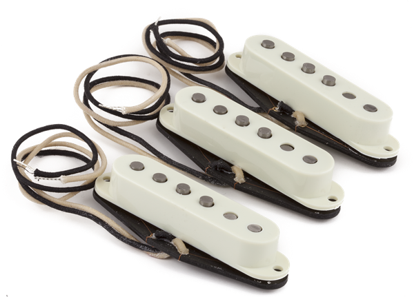 Fender Pure Vintage '59 Strat® Pickup Set, Vintage White (3)