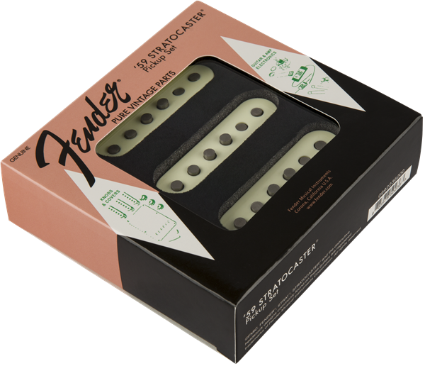 Fender Pure Vintage '59 Strat® Pickup Set, Vintage White (3)