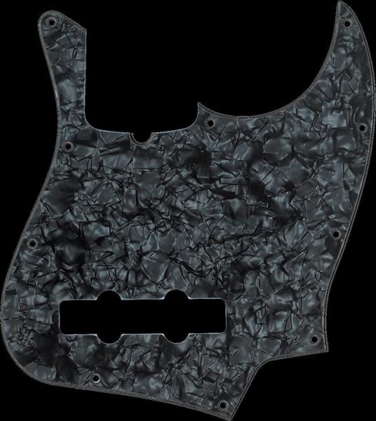 Fender Pickguard, Jazz Bass®, 10-Hole Mount, Black Pearl, 4-Ply