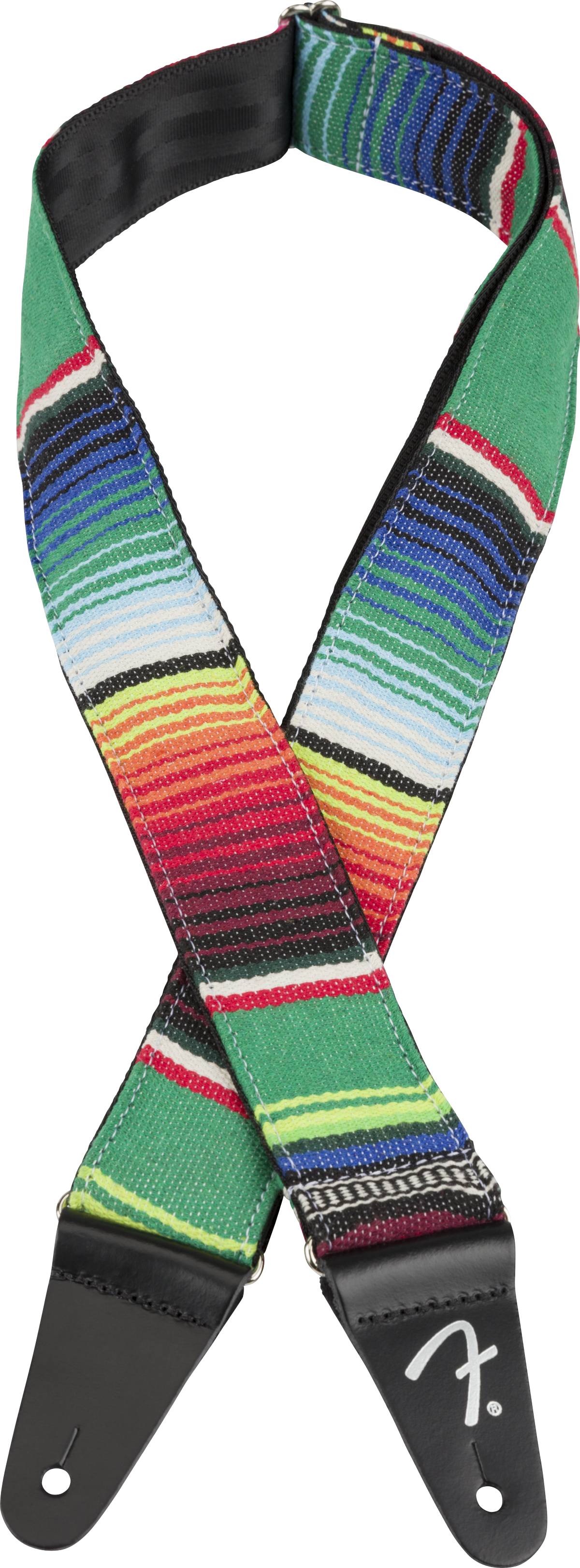 Fender Serape Strap, Green Multi, 2"