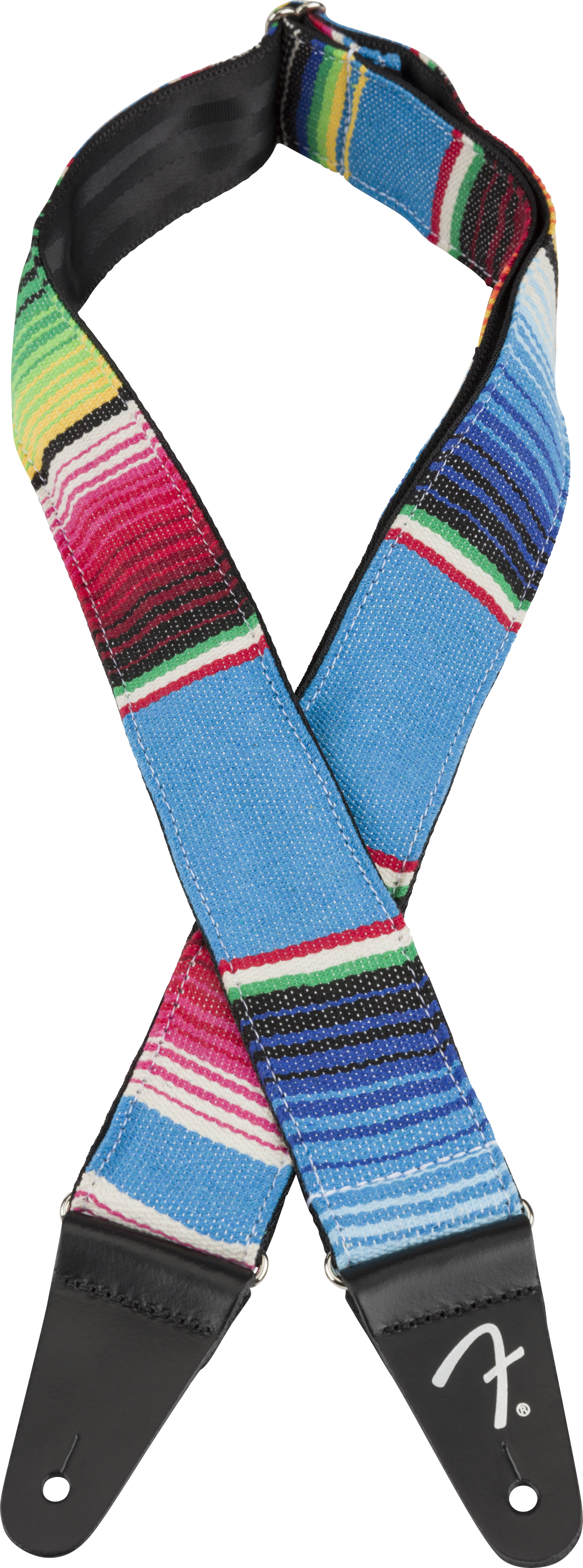 Fender Serape Strap, Blue Multi, 2"