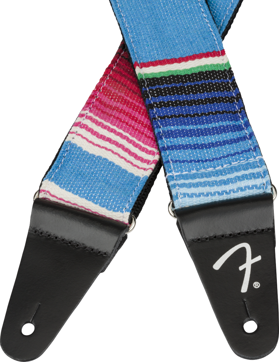 Fender Serape Strap, Blue Multi, 2"