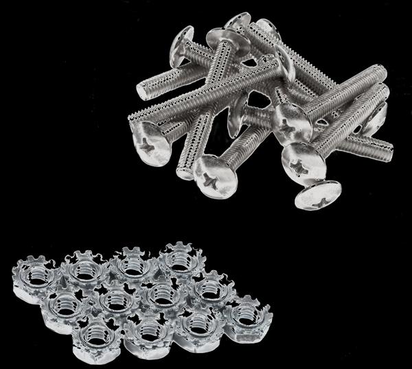 Fender Pure Vintage Chassis Mounting Screws/Nuts, Tweed Era Amps, Dozen