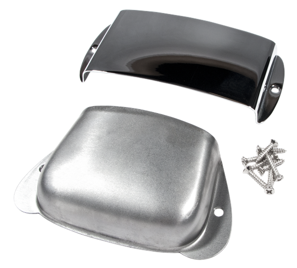 Fender Pure Vintage Precision Bass® Ashtray Cover Set, Steel/Chrome
