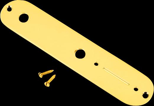 Fender Vintage Telecaster® Control Plate, 2-Hole (Chrome)