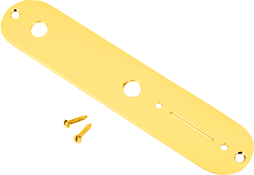 Fender Vintage Telecaster® Control Plate, 2-Hole (Chrome)