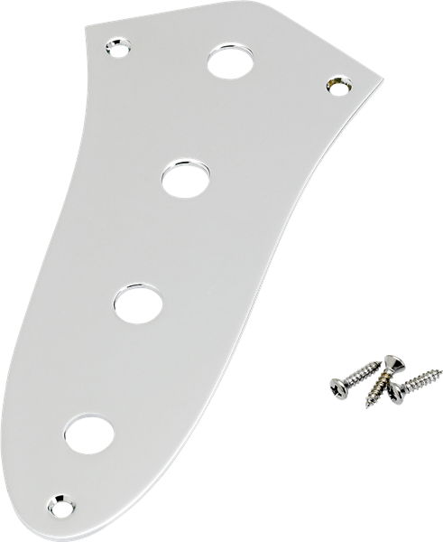 Fender Jazz Bass® Control Plate, 4-Hole (Chrome)