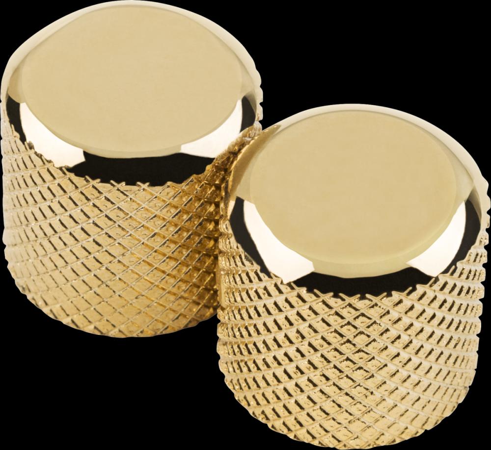 Fender Telecaster®/Precision Bass® Dome Knobs (Gold) (2)