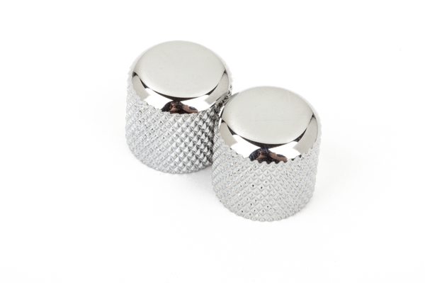 Fender Telecaster®/Precision Bass® Dome Knobs (Chome) (2)