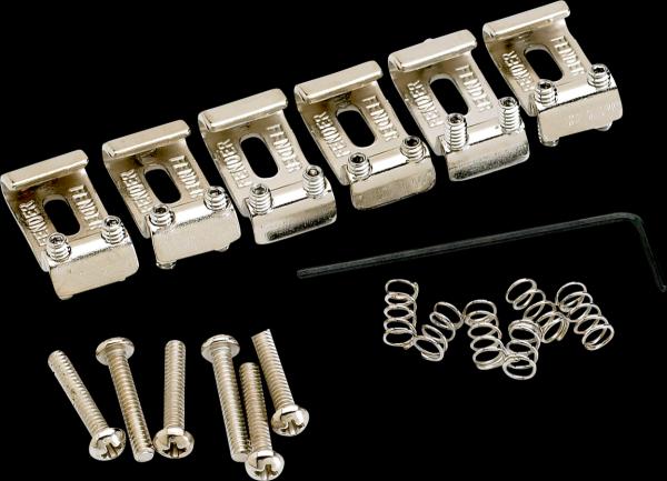 Fender American Vintage Stratocaster® Bridge Saddles (6) (Nickel)