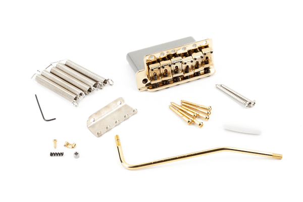 Fender 6-Saddle American Vintage Series Stratocaster® Tremolo Assembly, Left Handed (Gold)