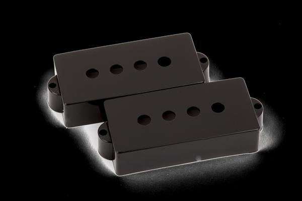 Fender Pickup Covers, Pure Vintage Precision Bass® Black (2)