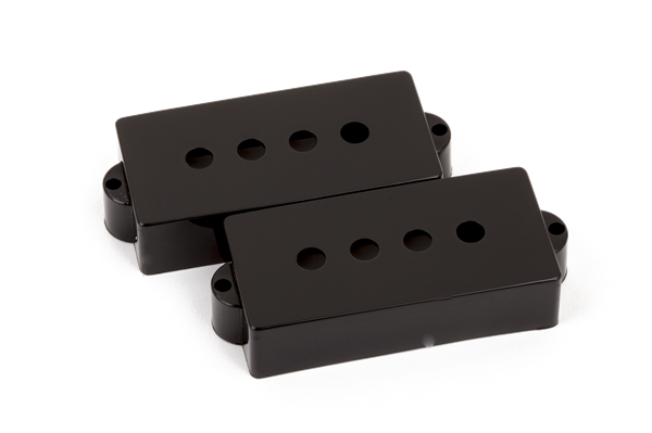 Fender Pickup Covers, Pure Vintage Precision Bass® Black (2)