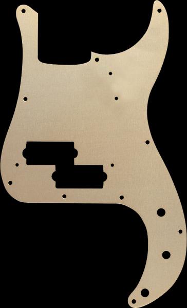 Fender Pickguard, '57 Precision Bass®, 10-Hole Mount, Gold Anodized, 1-Ply