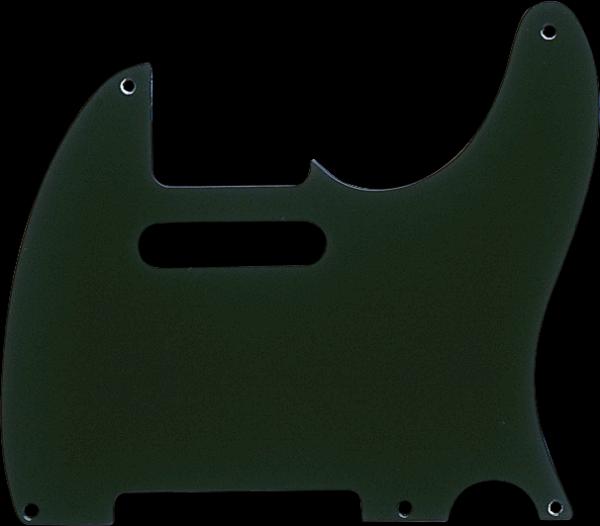Fender Pickguard, Telecaster®, 5-Hole Mount, Black, 1-Ply