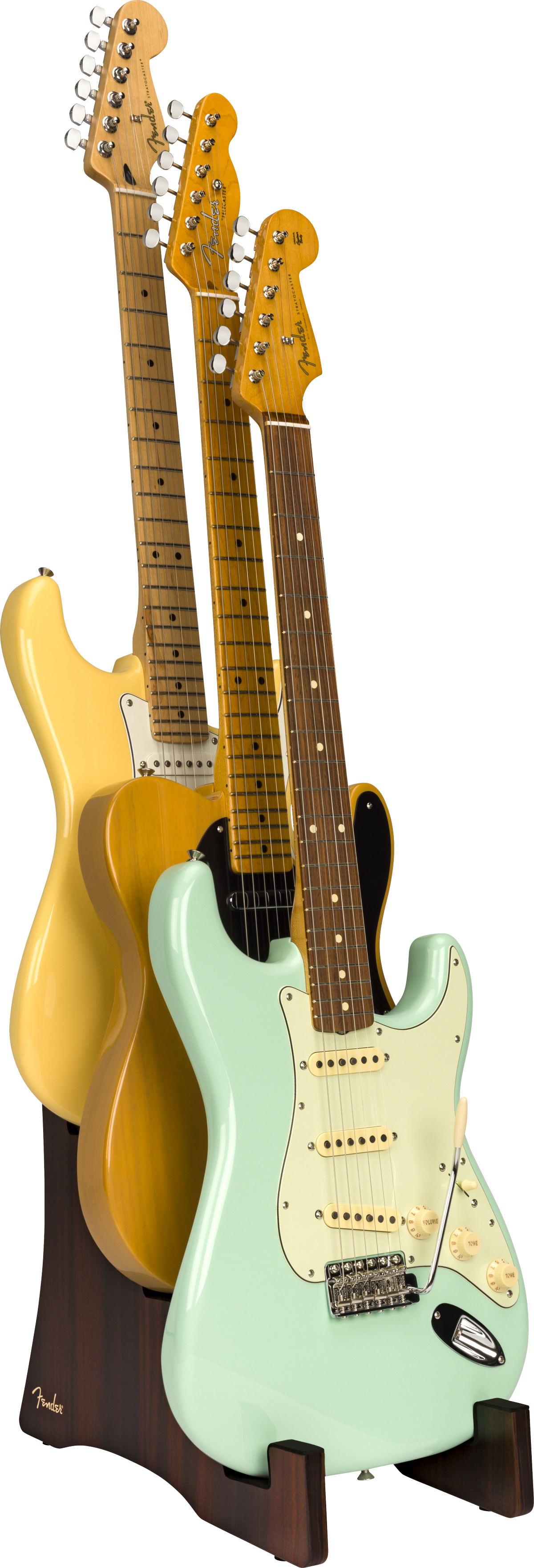 Fender Deluxe Wooden 3-Tier Multi Stand