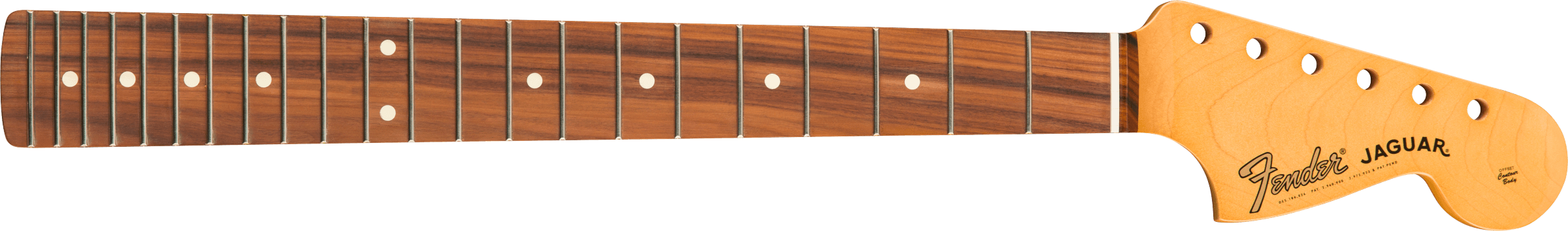 Fender Classic Player Jaguar® Neck, 22 Med Jumbo Frets, Pau Ferro, C Shape
