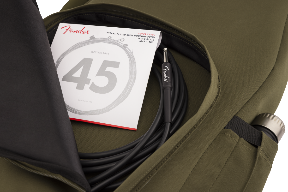 Fender Troubadour™ Electric Bass Gig Bag, Olive