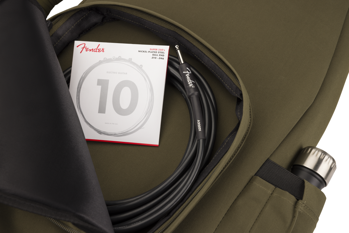 Fender Troubadour™ Electric Guitar Gig Bag, Olive