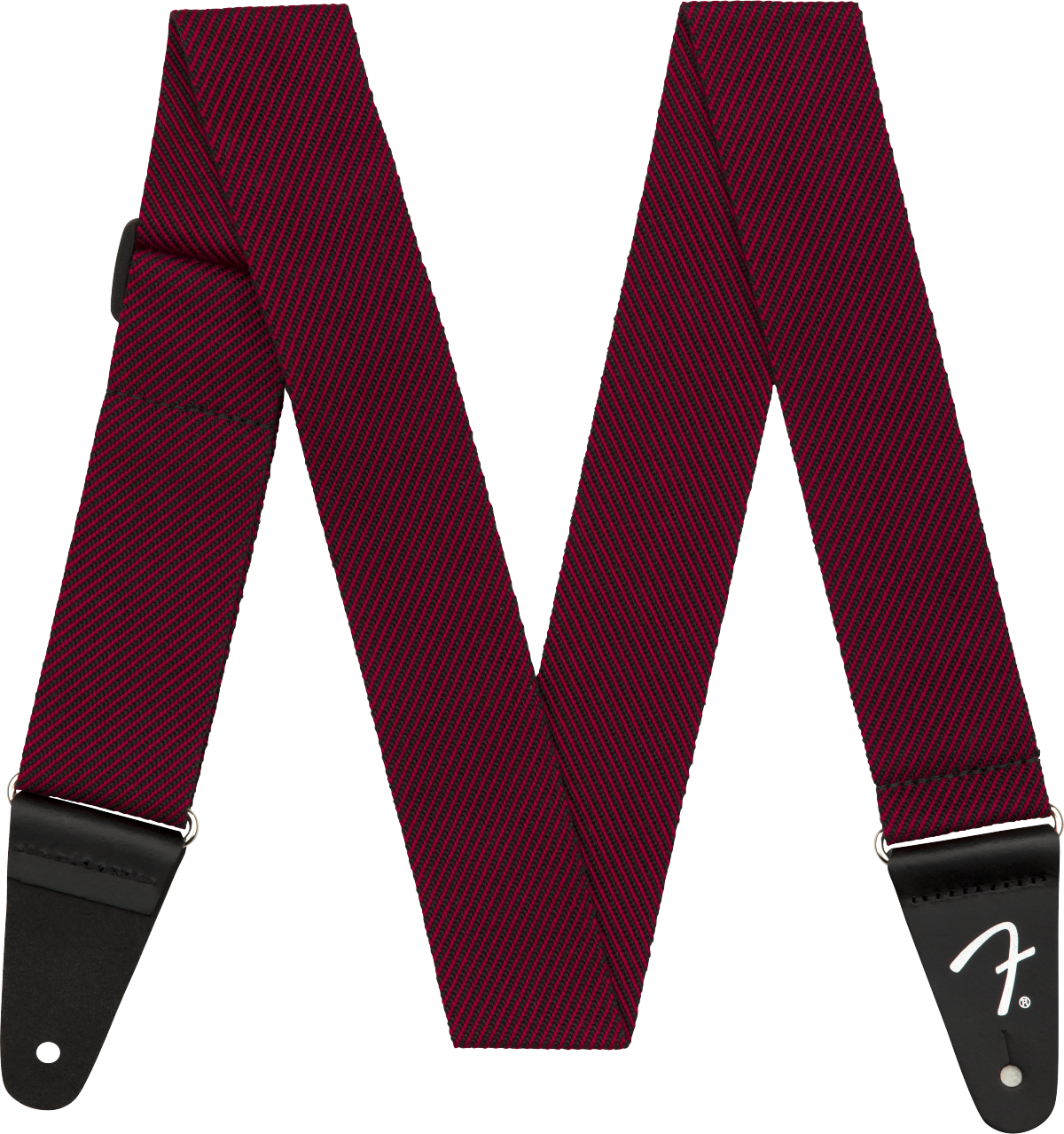 Fender Modern Tweed Strap, Black/Red 2"