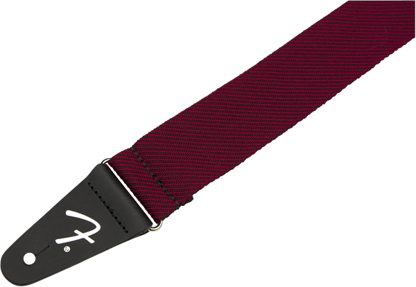 Fender Modern Tweed Strap, Black/Red 2"