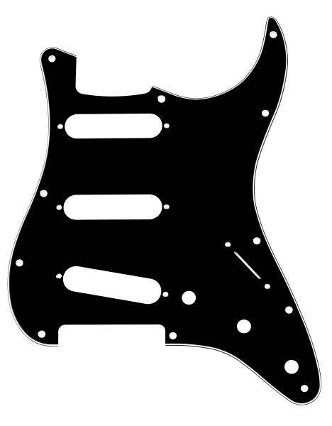 Fender Pickguard, Stratocaster® S/S/S, 11-Hole Mount, B/W/B, 3-Ply