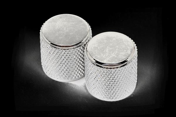 Fender Telecaster®/Precision Bass® Knobs, Knurled Chrome (2)