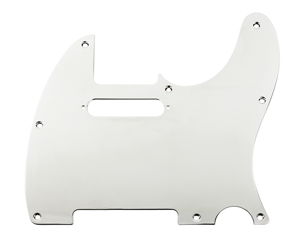 Fender Pickguard, Telecaster®, 8-Hole Mount, Chrome-Plated, 1-Ply