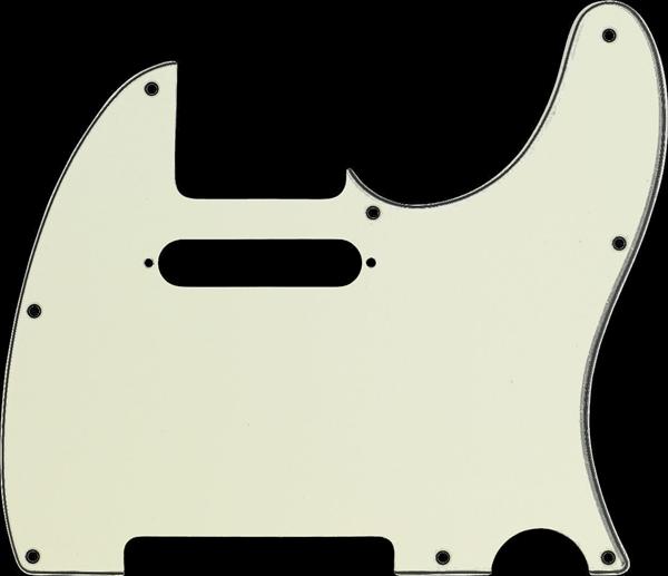Fender Pickguard, Telecaster®, 8-Hole Mount, Mint Green, 3-Ply