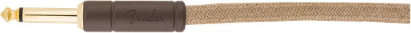 Fender Festival Instrument Cable, Straight/Angle, 18.6', Pure Hemp, Natural